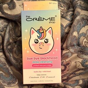 The Crème Shop Bye Bye Blackhead Pore Strips set of six